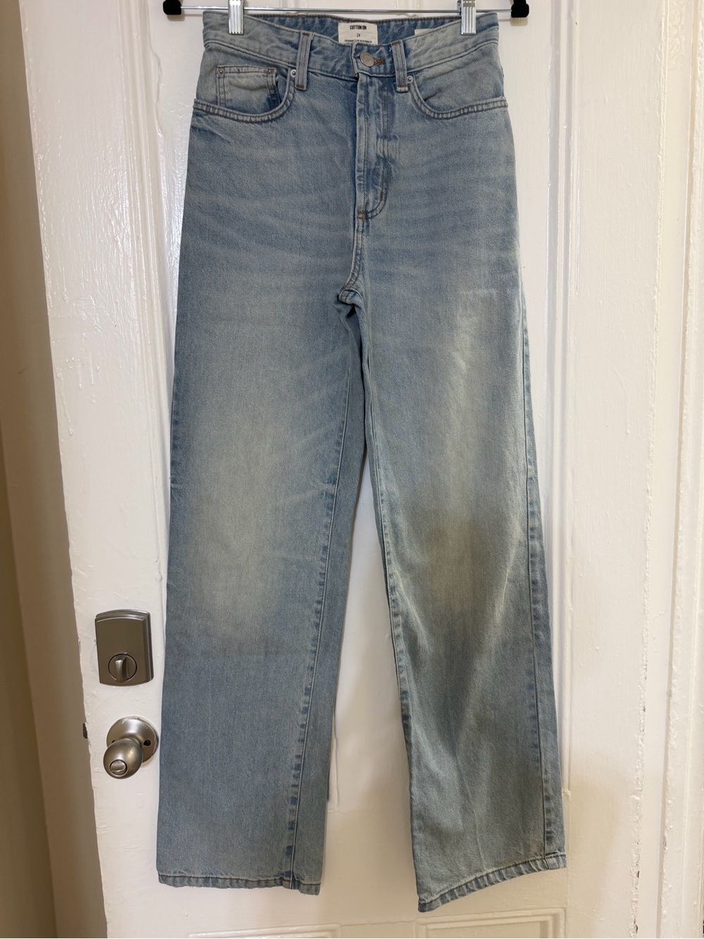 Cotton On Light Blue Wide Leg Jeans